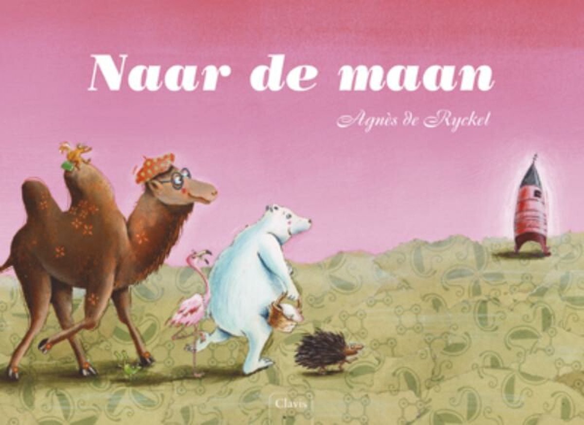 Couverture de l'album Naar de maan par Agnès de Ryckel
